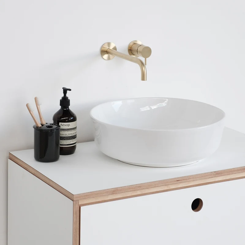 Lavabo redondo de porcelana - Alexis II