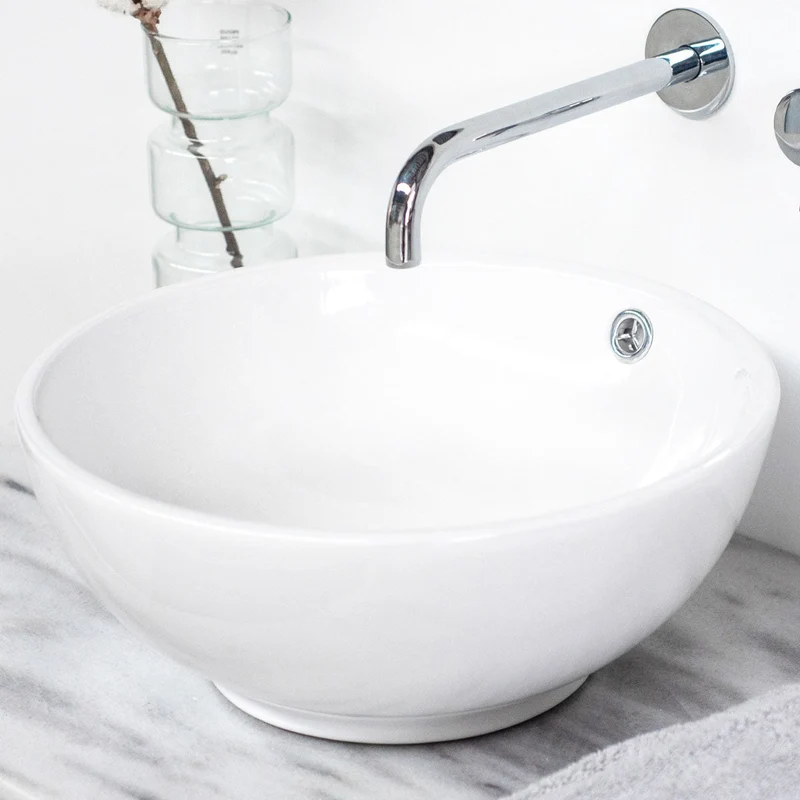 Lavabo redondo de porcelana - Alexis I