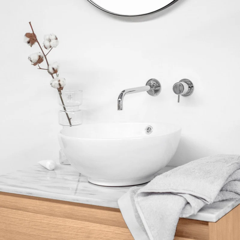 Lavabo redondo de porcelana - Alexis I