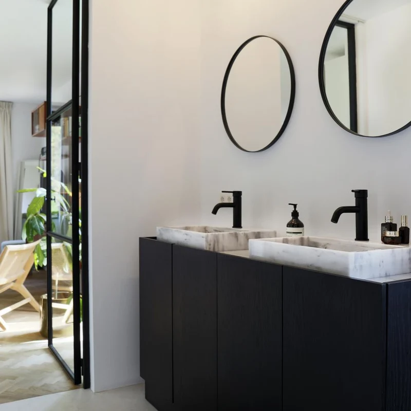 Lavabo de Mármol Blanco - George - Con Orificio para Grifo