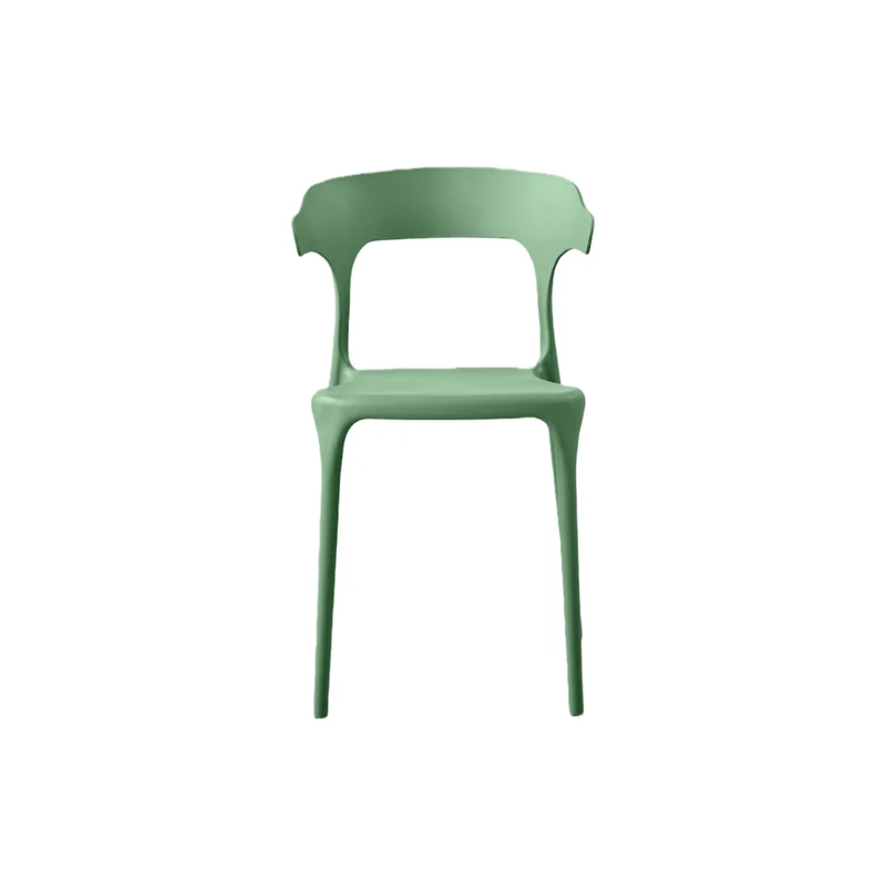 Set de 4 Sillas Elena, Color Verde, Diseño Moderno