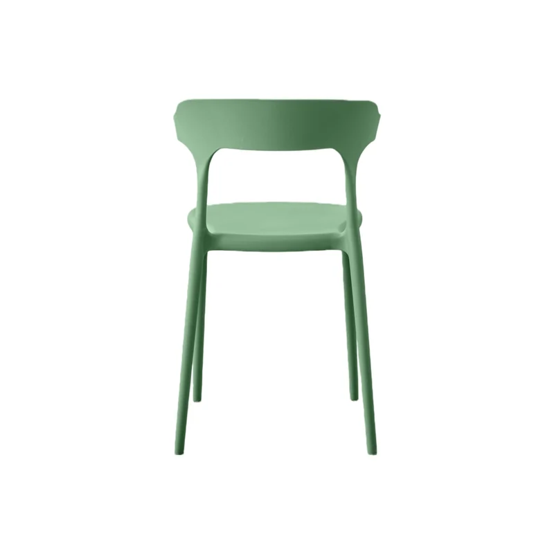 Set de 4 Sillas Elena, Color Verde, Diseño Moderno