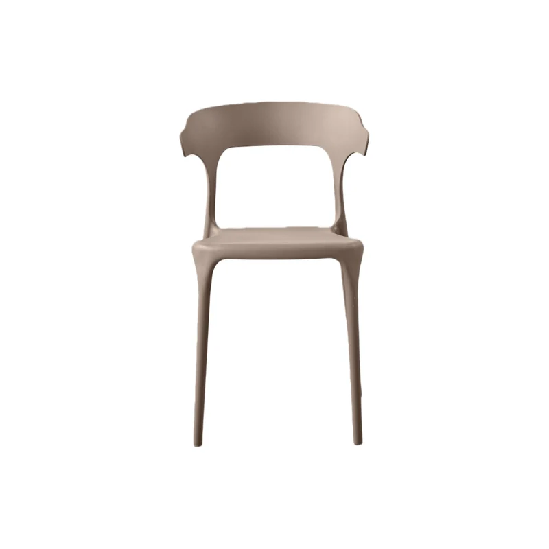 Set de 4 Sillas Elena, Color Taupe, Diseño Moderno