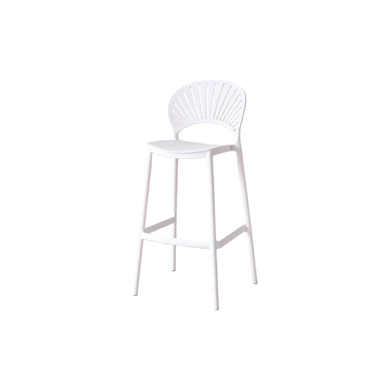 Set de 2 Sillas para Bar Paraíso, Color Blanco, Diseño Moderno