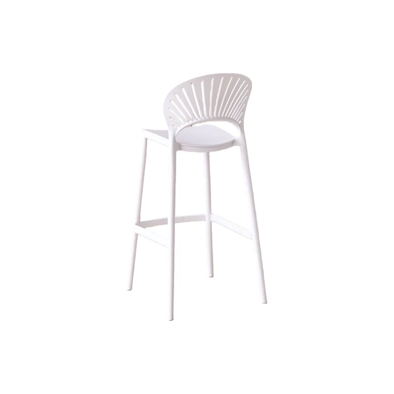 Set de 2 Sillas para Bar Paraíso, Color Blanco, Diseño Moderno