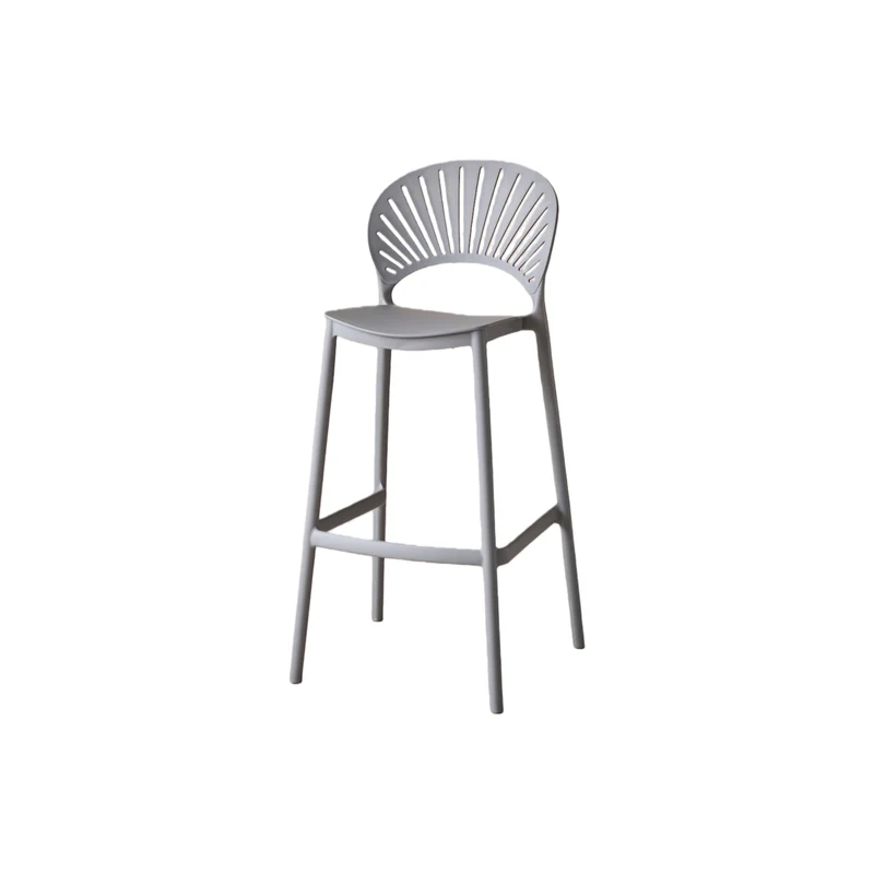 Set de 2 Sillas para Bar Paraíso, Color Gris Oscuro, Diseño Moderno