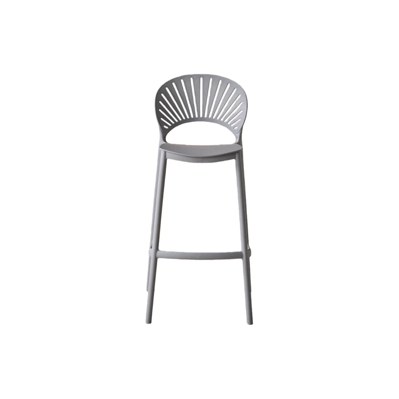 Set de 2 Sillas para Bar Paraíso, Color Gris Oscuro, Diseño Moderno