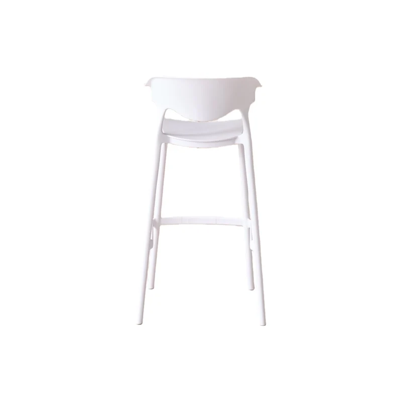 Set de 2 Sillas para Bar Elena, Color Blanco, Diseño Moderno