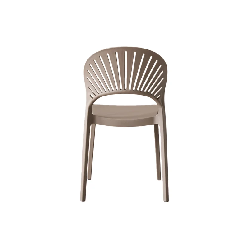 Set de 4 Sillas Paraíso, Color Taupe, con Espaldar y Diseño Moderno