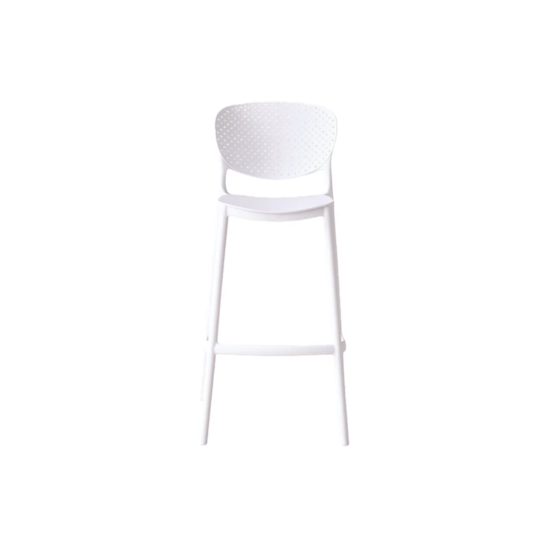 Set de 2 Sillas para Bar Río, Color Blanco, Diseño Moderno