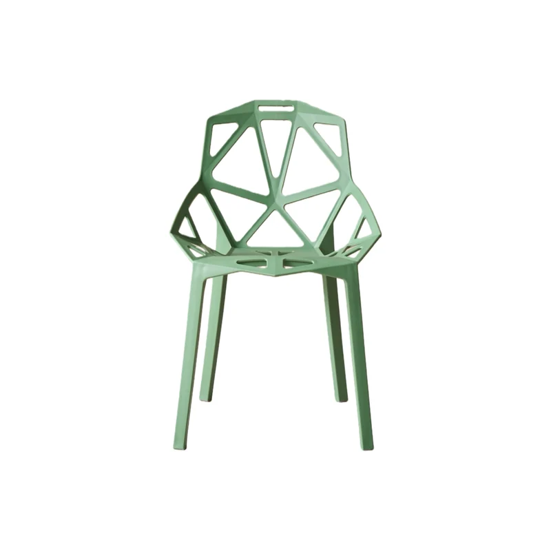 Set de 2 Sillas Roxy, Color Verde, con Espaldar y Diseño Moderno