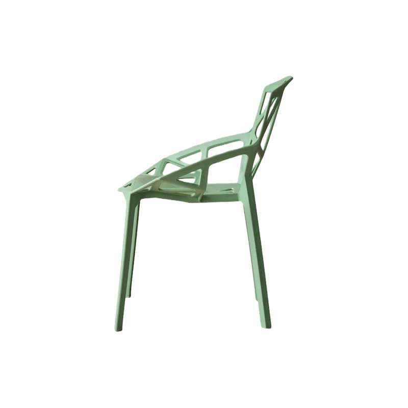 Set de 2 Sillas Roxy, Color Verde, con Espaldar y Diseño Moderno