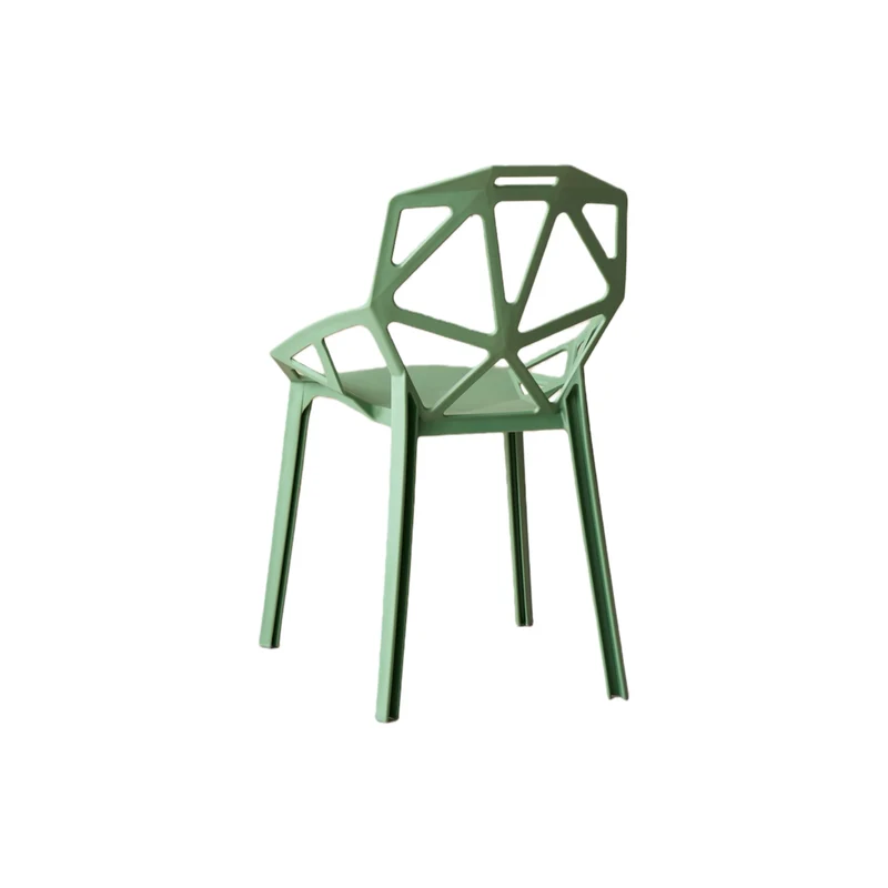 Set de 2 Sillas Roxy, Color Verde, con Espaldar y Diseño Moderno
