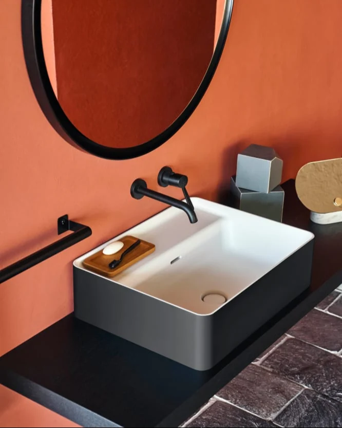 Lavabo sobre encimera si orificios Marsiglia