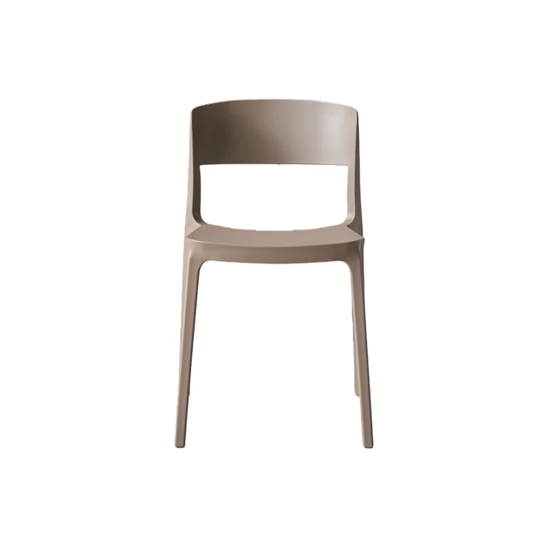 Set de 4 Sillas Mónaco, Color Taupe, con Espaldar y Diseño Moderno