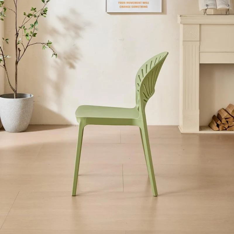 Set de 2 Sillas Paraíso, Color Verde, con Espaldar y Diseño Moderno