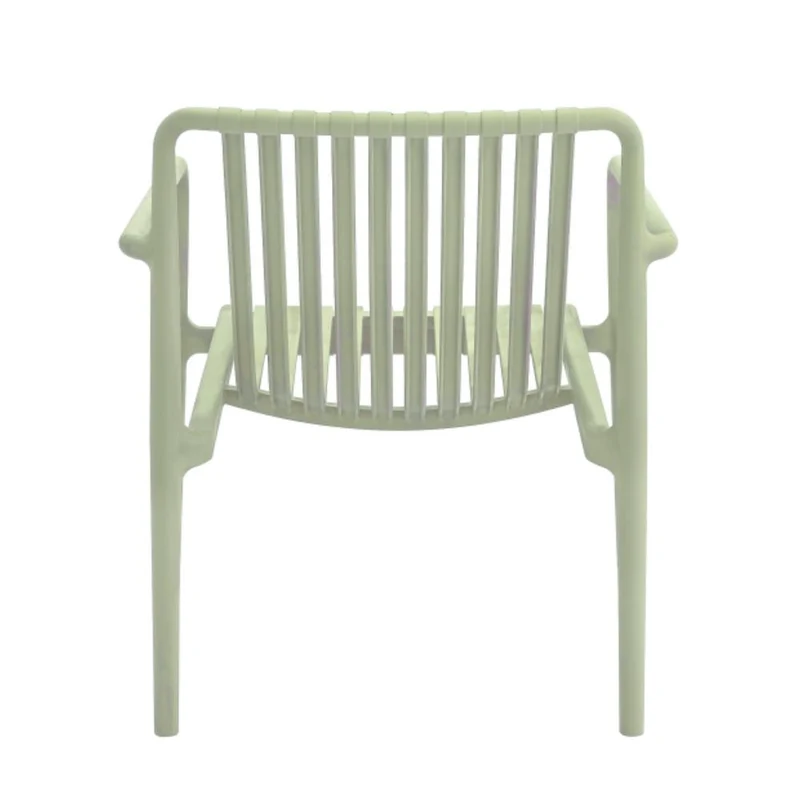 Set de 4 Sillas Lounge Parma, Verde, con Espaldar y Diseño Moderno