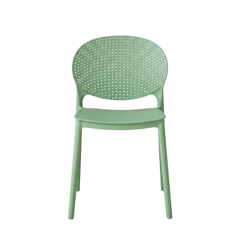 Set de 2 Sillas Florida, Color Verde, con Espaldar y Diseño Moderno