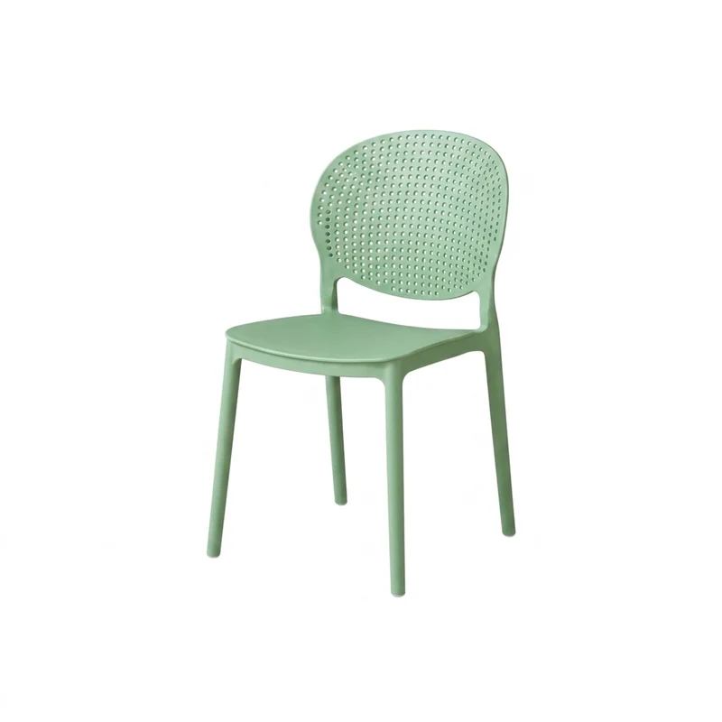 Set de 2 Sillas Florida, Color Verde, con Espaldar y Diseño Moderno
