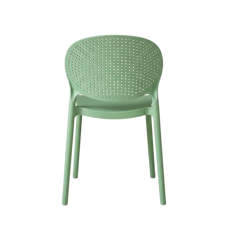 Set de 2 Sillas Florida, Color Verde, con Espaldar y Diseño Moderno