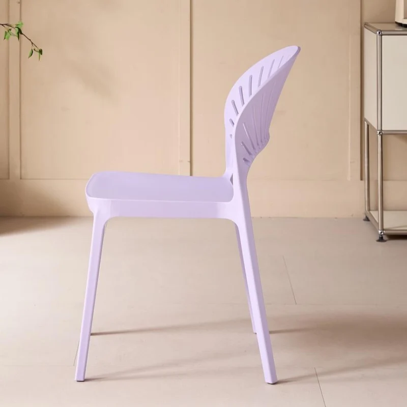 Set de 2 Sillas Paraíso, Color Lila, con Espaldar y Diseño Moderno