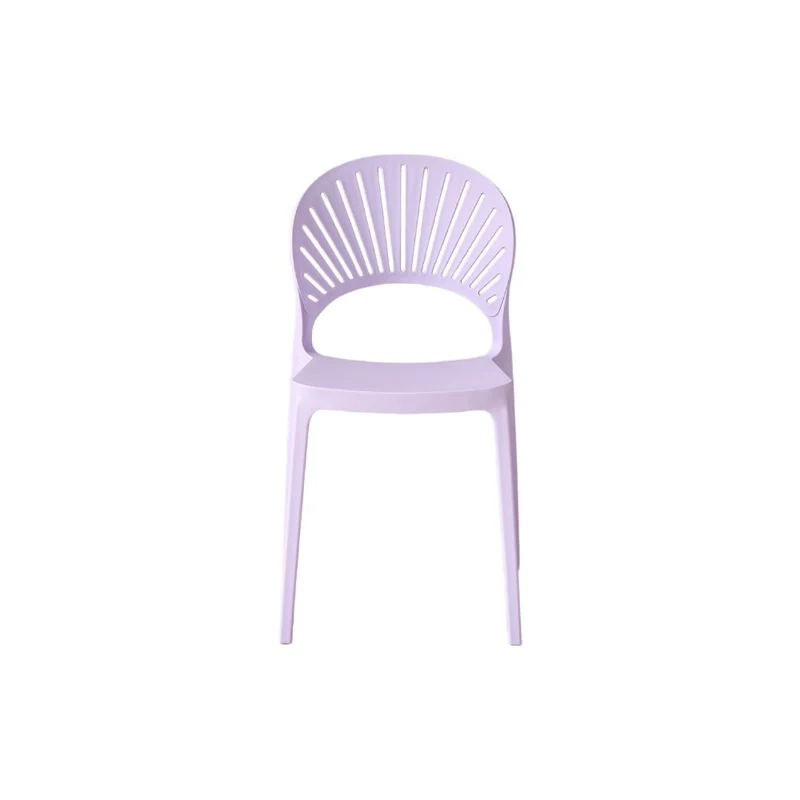 Set de 4 Sillas Paraíso, Color Lila, con Espaldar y Diseño Moderno