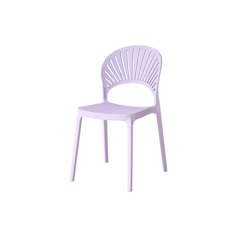 Set de 2 Sillas Paraíso, Color Lila, con Espaldar y Diseño Moderno