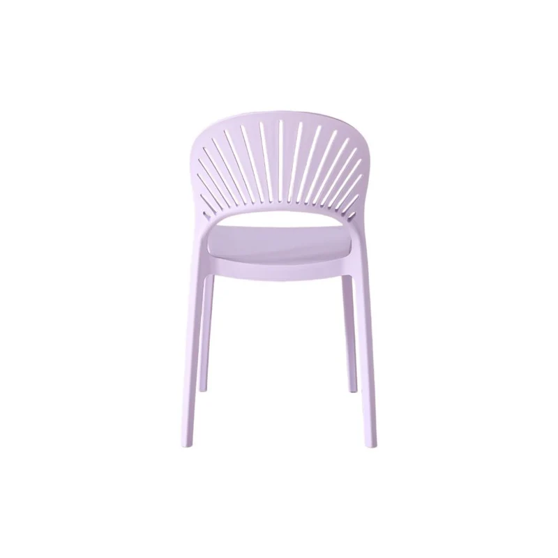 Set de 2 Sillas Paraíso, Color Lila, con Espaldar y Diseño Moderno