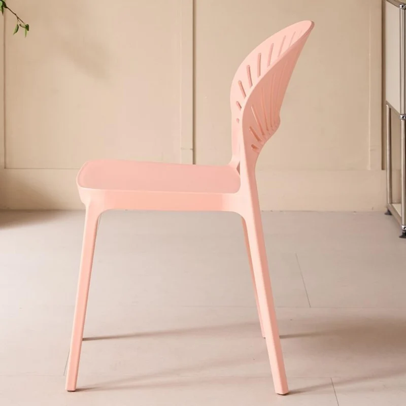 Set de 2 Sillas Paraíso, Color Mandarina, con Espaldar y Diseño Moderno