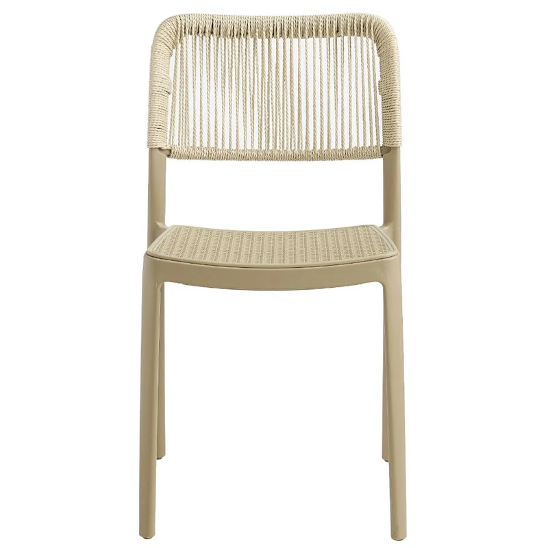 Set de 2 Sillas Austin, Color Taupe, con Espaldar Tejido