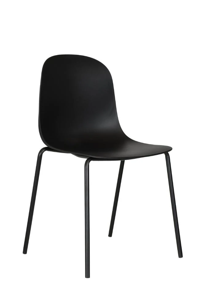 Set de 2 Sillas Aiara, Color Negro, Diseño Moderno