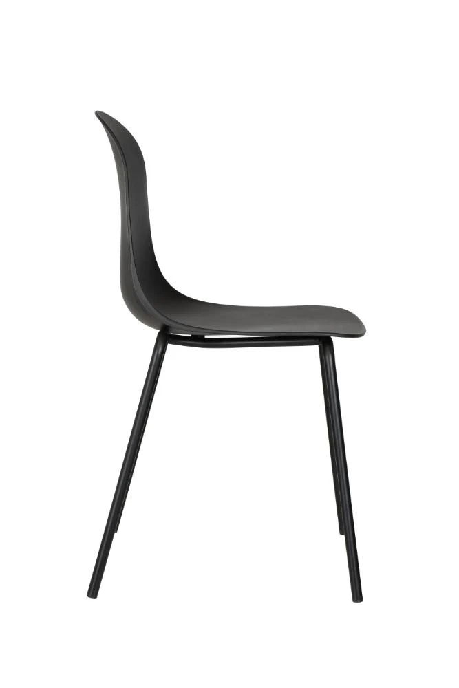Set de 2 Sillas Aiara, Color Negro, Diseño Moderno