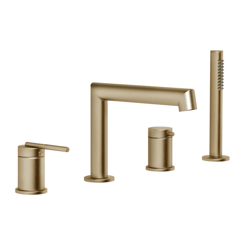 Grifería de bañera monomando con desviador | Colección Ingranaggio