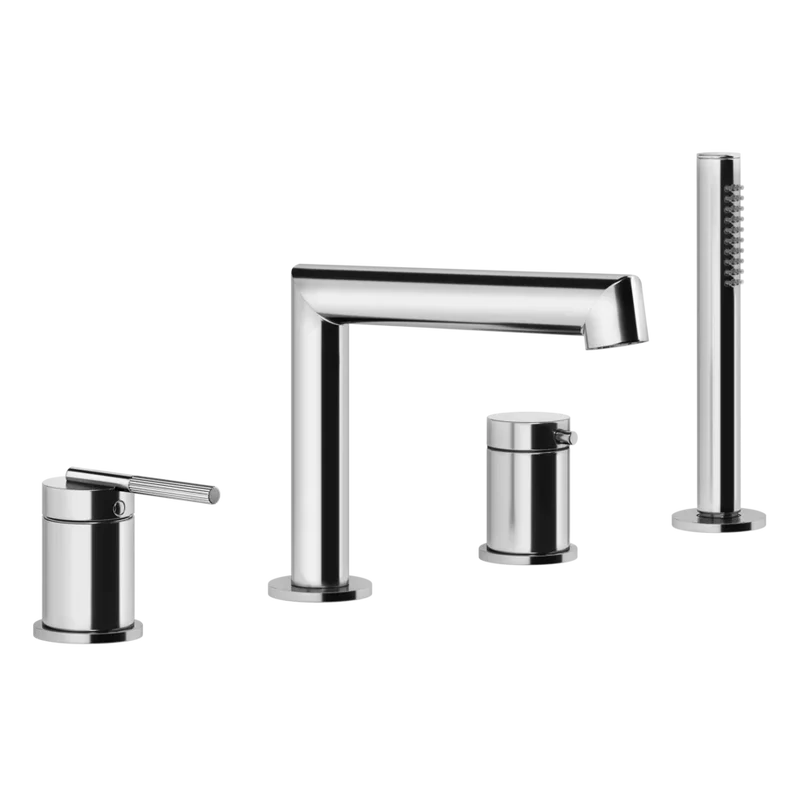 Grifería de bañera monomando con desviador | Colección Ingranaggio