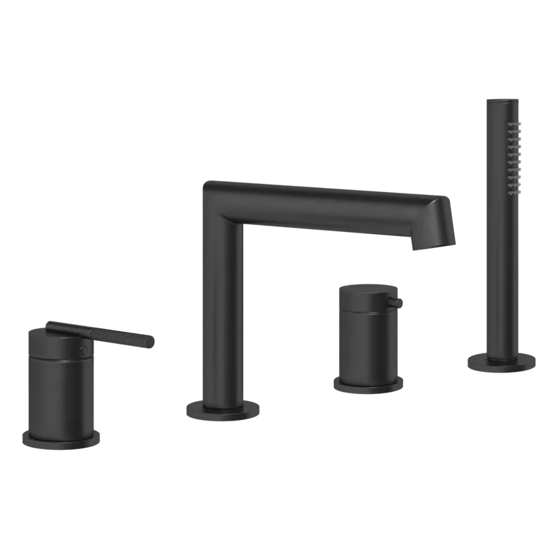 Grifería de bañera monomando con desviador | Colección Ingranaggio