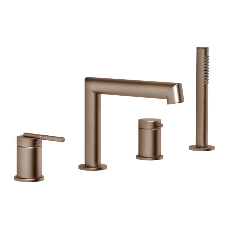 Grifería de bañera monomando con desviador | Colección Ingranaggio