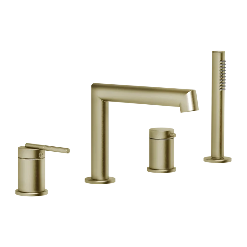 Grifería de bañera monomando con desviador | Colección Ingranaggio