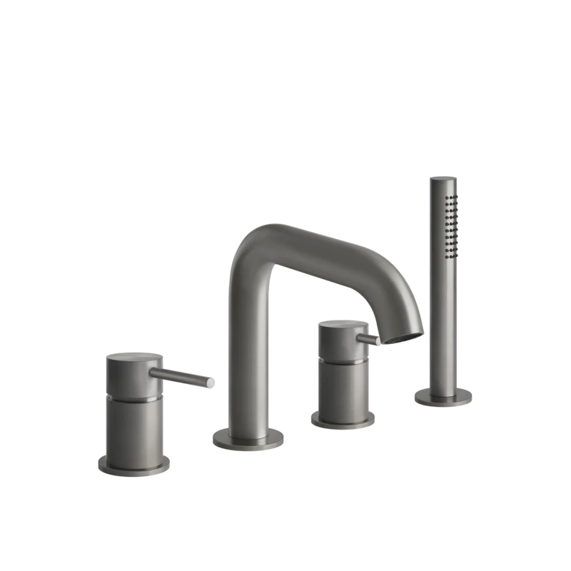 Grifería de bañera monomando con desviador | Colección Gessi 316 Trame