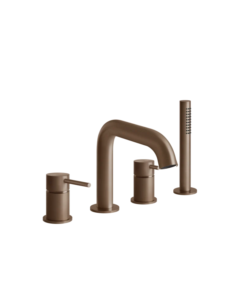 Grifería de bañera monomando con desviador | Colección Gessi 316 Trame
