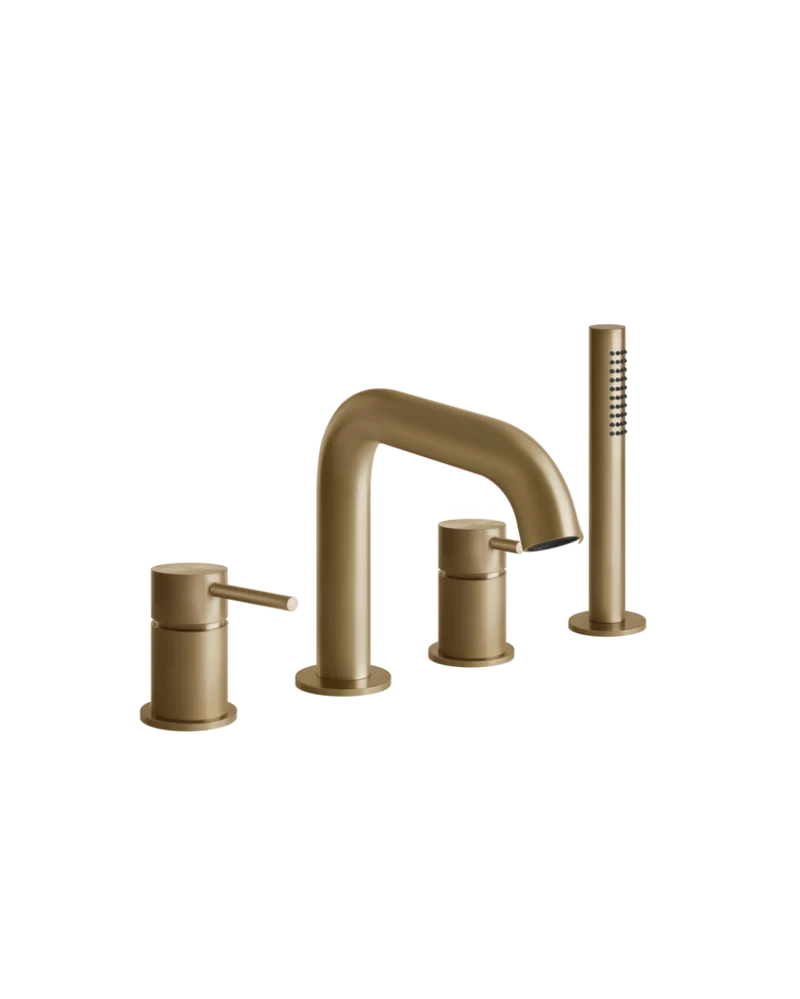 Grifería de bañera monomando con desviador | Colección Gessi 316 Trame