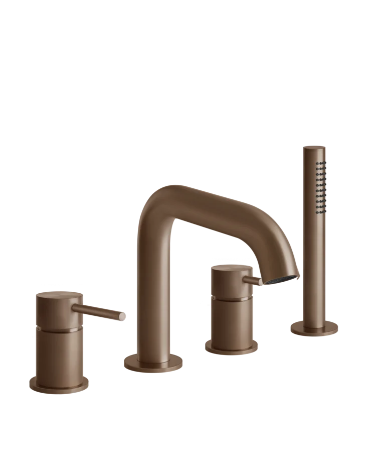 Grifería de bañera monomando con desviador | Colección Gessi 316 Trame