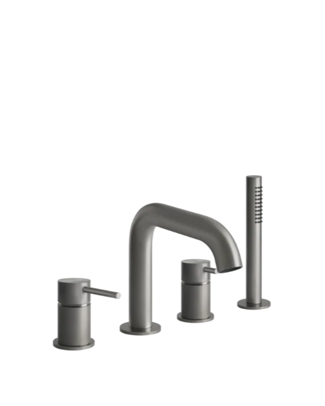 Grifería de bañera monomando con desviador | Colección Gessi 316 Trame