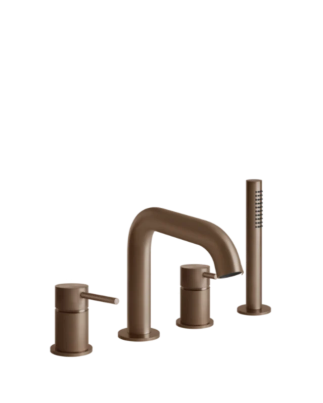 Grifería de bañera monomando con desviador | Colección Gessi 316 Trame