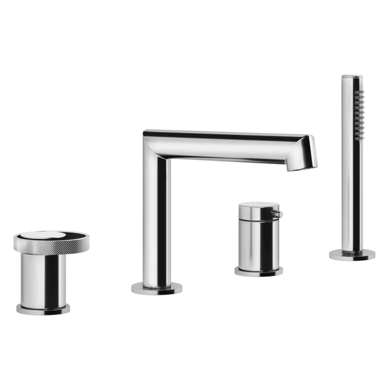 Grifería de bañera monomando con desviador | Colección Anello