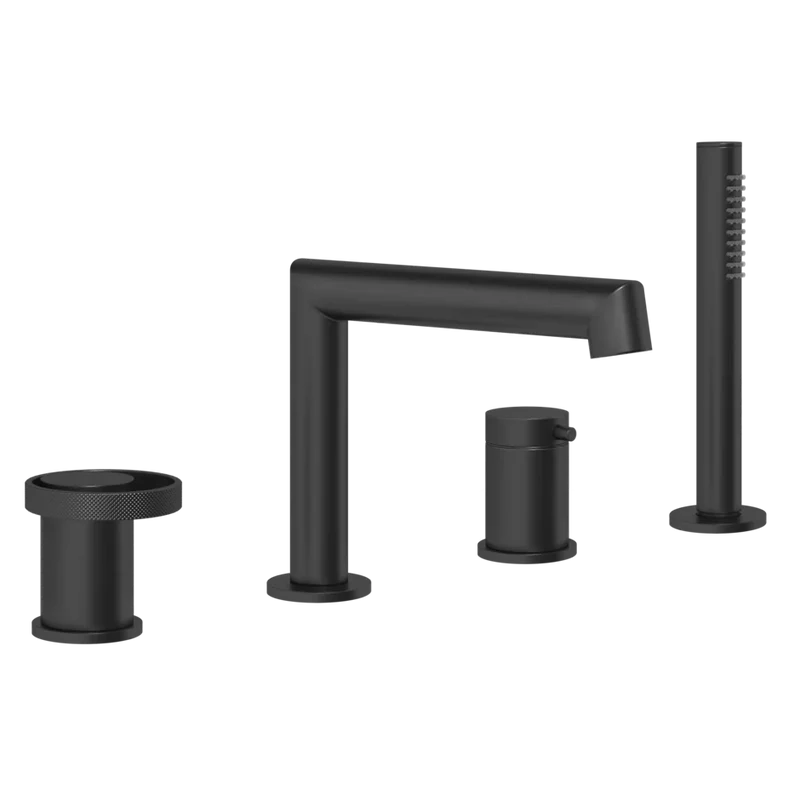 Grifería de bañera monomando con desviador | Colección Anello