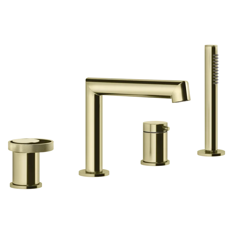 Grifería de bañera monomando con desviador | Colección Anello
