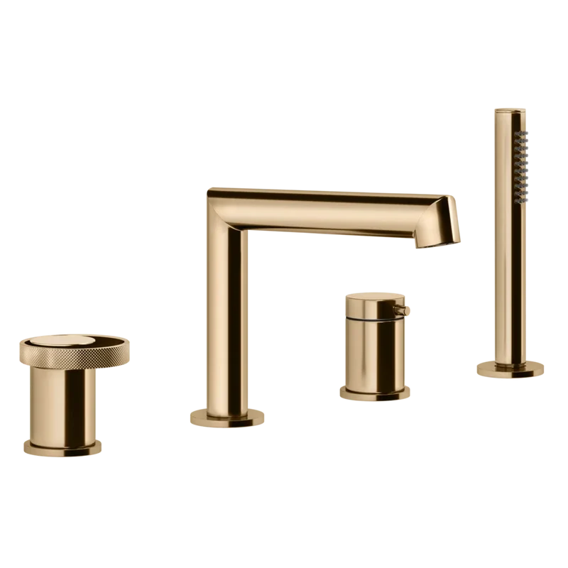 Grifería de bañera monomando con desviador | Colección Anello