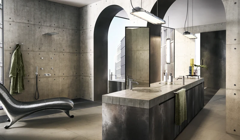 Grifería monomando de lavabo | Colección Gessi 316 Meccanica