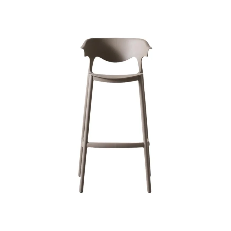 Set de 2 Sillas para Bar Elena, Color Taupe, Diseño Moderno