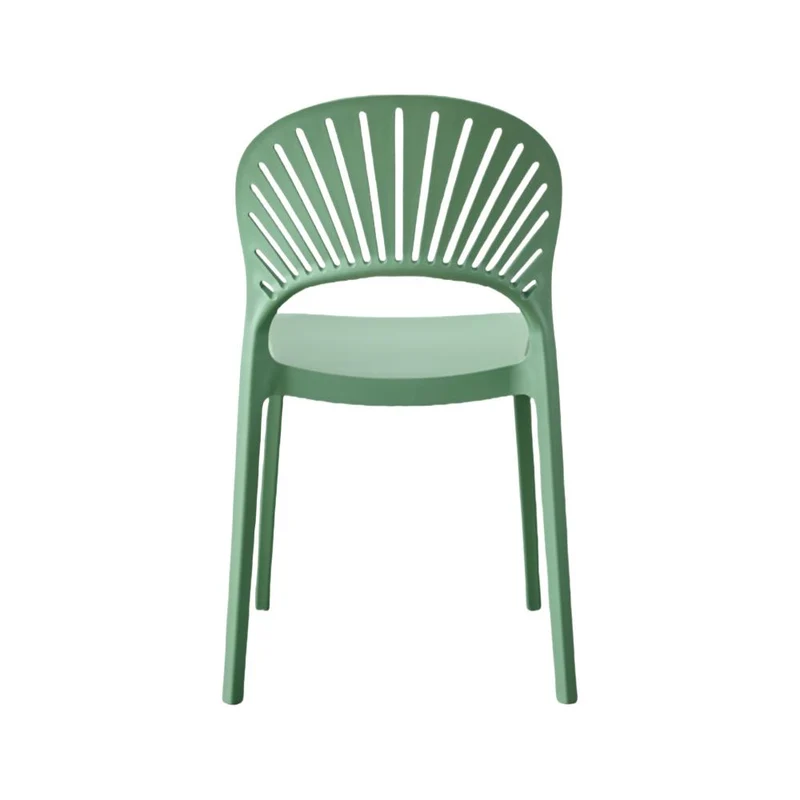 Set de 2 Sillas Paraíso, Color Verde Oliva, con Espaldar y Diseño Moderno